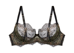 Dita Von Teese Lurex Lace Demi Bra