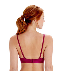 Pretty Polly Botanical Plunge Underwired Bra-Fuchsia