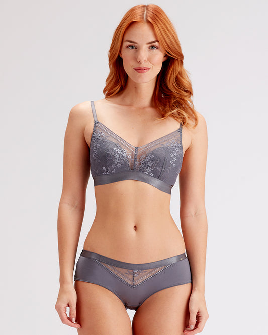 Pretty Polly Botanical Triangle Bra- Nightshade