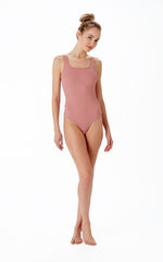 Pretty Polly Casual Lounge Rib Bodysuit - Dusty Rose