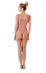 Pretty Polly Casual Lounge Rib Bodysuit - Dusty Rose