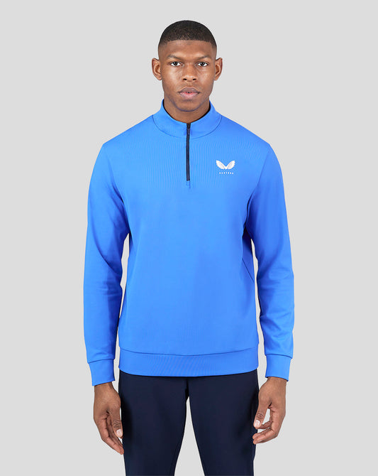 Royal Blue Golf Classic Zip Mock