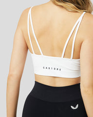 Women'S White Protek Sports Bra