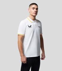 White Mclaren Active Dualbrand Fanwear Polo