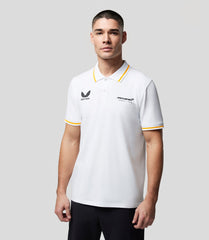 White Mclaren Active Dualbrand Fanwear Polo