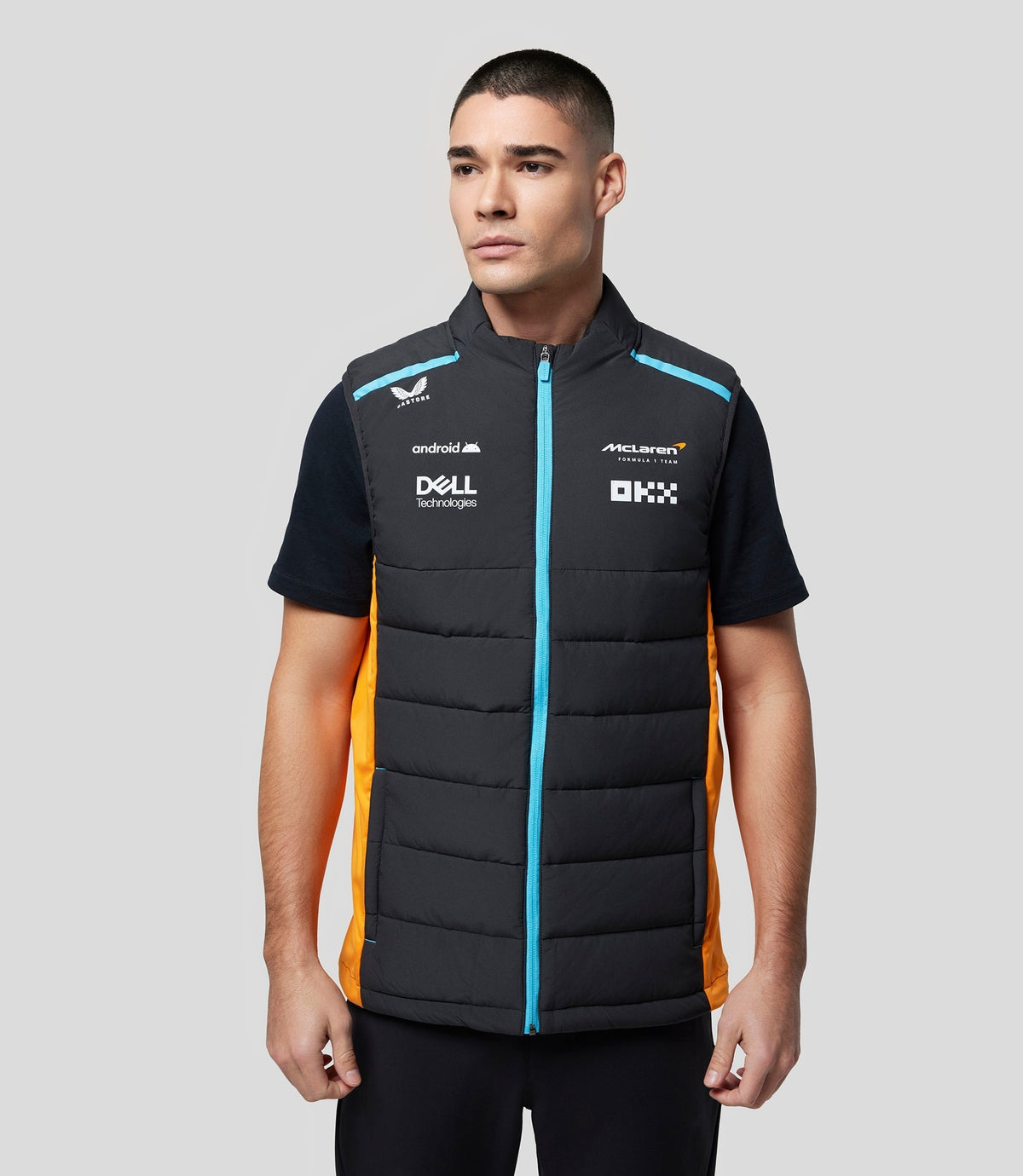 Mclaren Men'S Replica Hybrid Gilet - Phantom