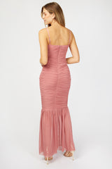 Little Mistress Rose Ruched Maxi