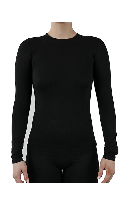 Pretty Polly Recycled Active Long Sleeved Top - Black