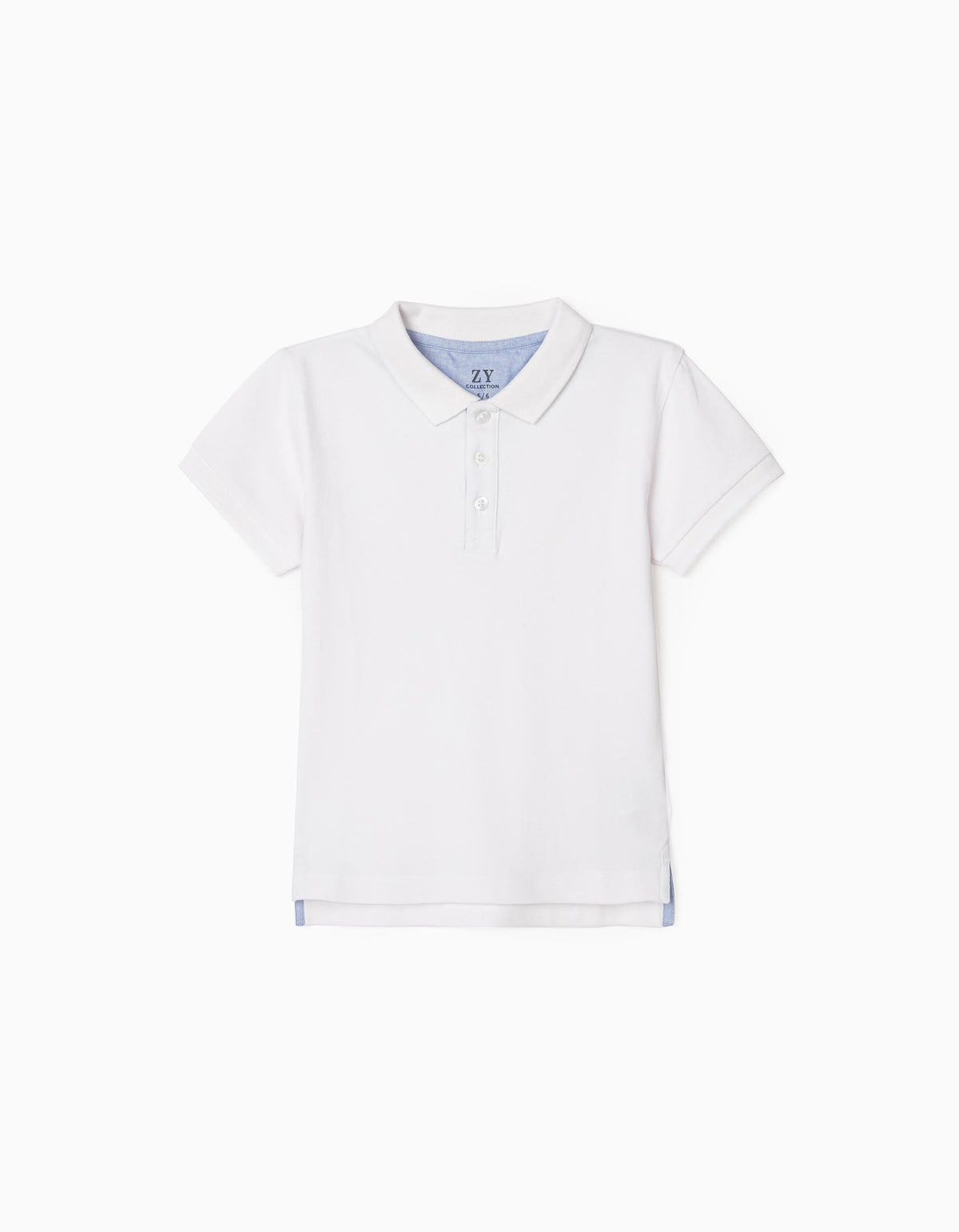 Zippy Boys White Short Sleeve Polo Shirt