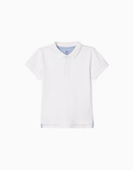 Zippy Boys White Short Sleeve Polo Shirt