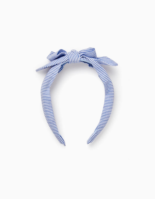 Zippy Girls Fabric Alice Band With Bow