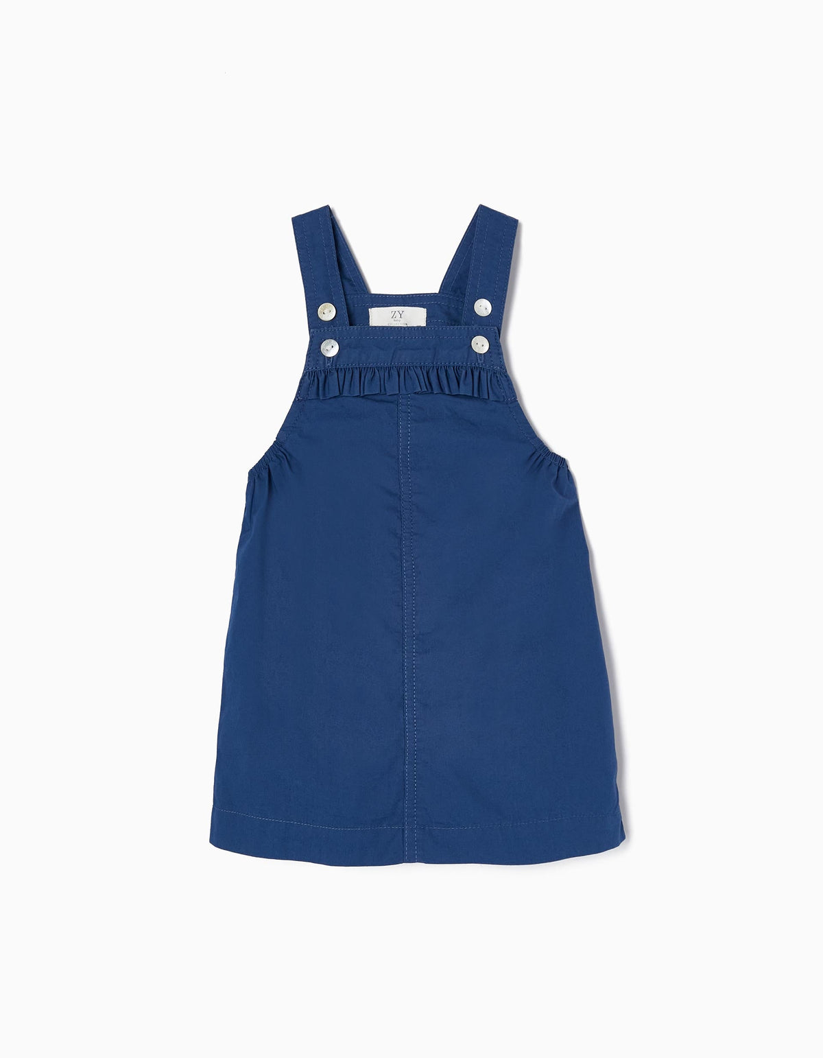 Zippy Cotton Pinafore Dress With Frills For Baby Girls