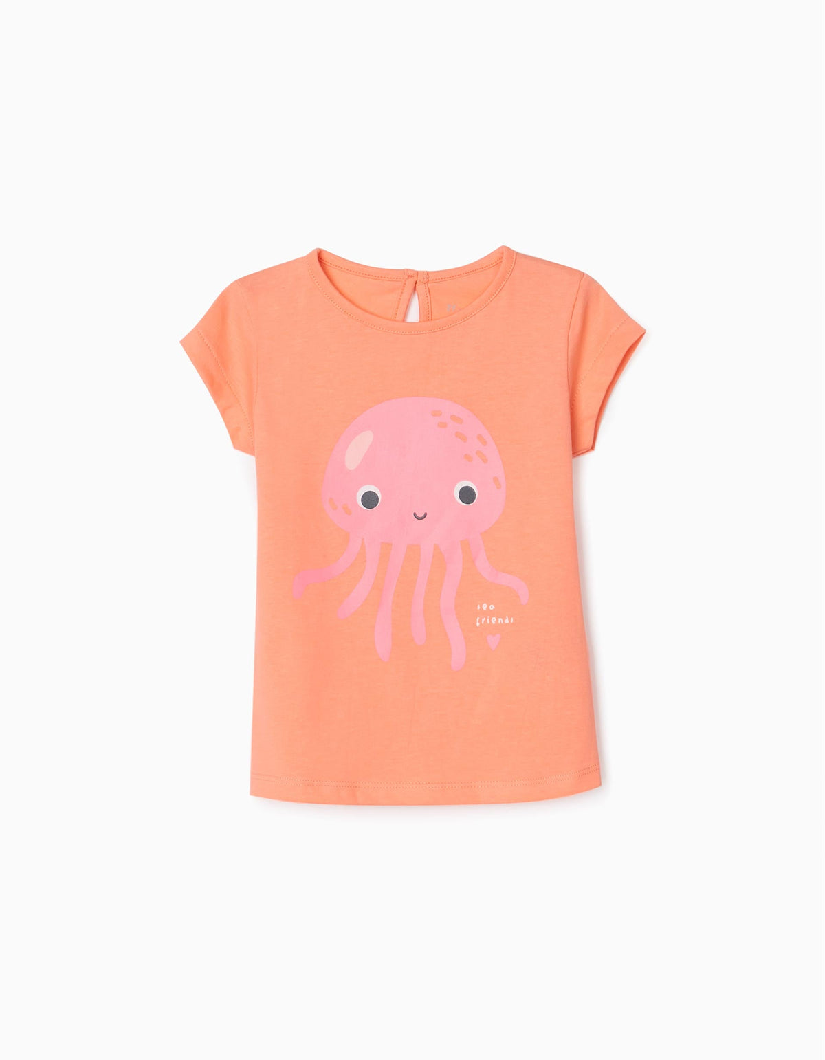 Zippy Baby Girl Coral Short Sleeve T-Shirt