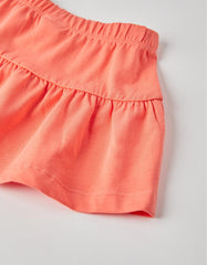 Zippy Jersey Skirt For Baby Girls, Orange