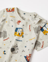 Zippy Baby Boys 'Namaste' Cotton T-Shirt