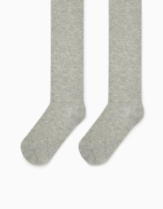 Zippy Cotton Tights For Children, Grey