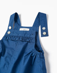 Zippy Cotton Pinafore Dress With Frills For Baby Girls