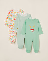 Zippy Baby Boy 'Circus' 3 Pack Sleepsuits