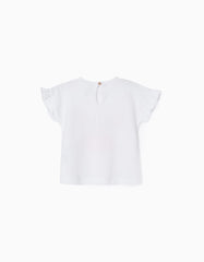 Zippy T-Shirt For Baby Girls 'Sand&Sea', White