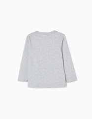 Zippy Cotton T-Shirt For Boys 'Trail', Grey