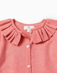 Zippy Baby Girls Cardigan With Ruffles