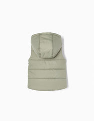 Zippy Baby Boys 'Lizard' Padded Gilet With Hood