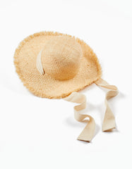 Zippy Wide Brim Straw Hat For Girls