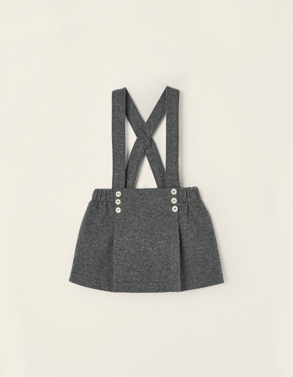 Zippy Pinafore Dress For Newborn Baby Girls 'B&S', Grey