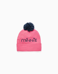 Zippy Beanie With Pom-Pom For Girls 'Minnie', Pink/Dark Blue