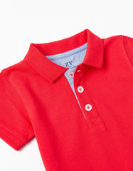 Zippy Polo-Shirt With Oxford Detail For Baby Boys