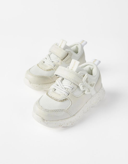 Zippy Trainers For Baby Girls 'Zy Superlight Runner', White