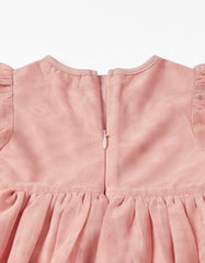 Zippy Tulle Dress With Sequins For Baby Girls