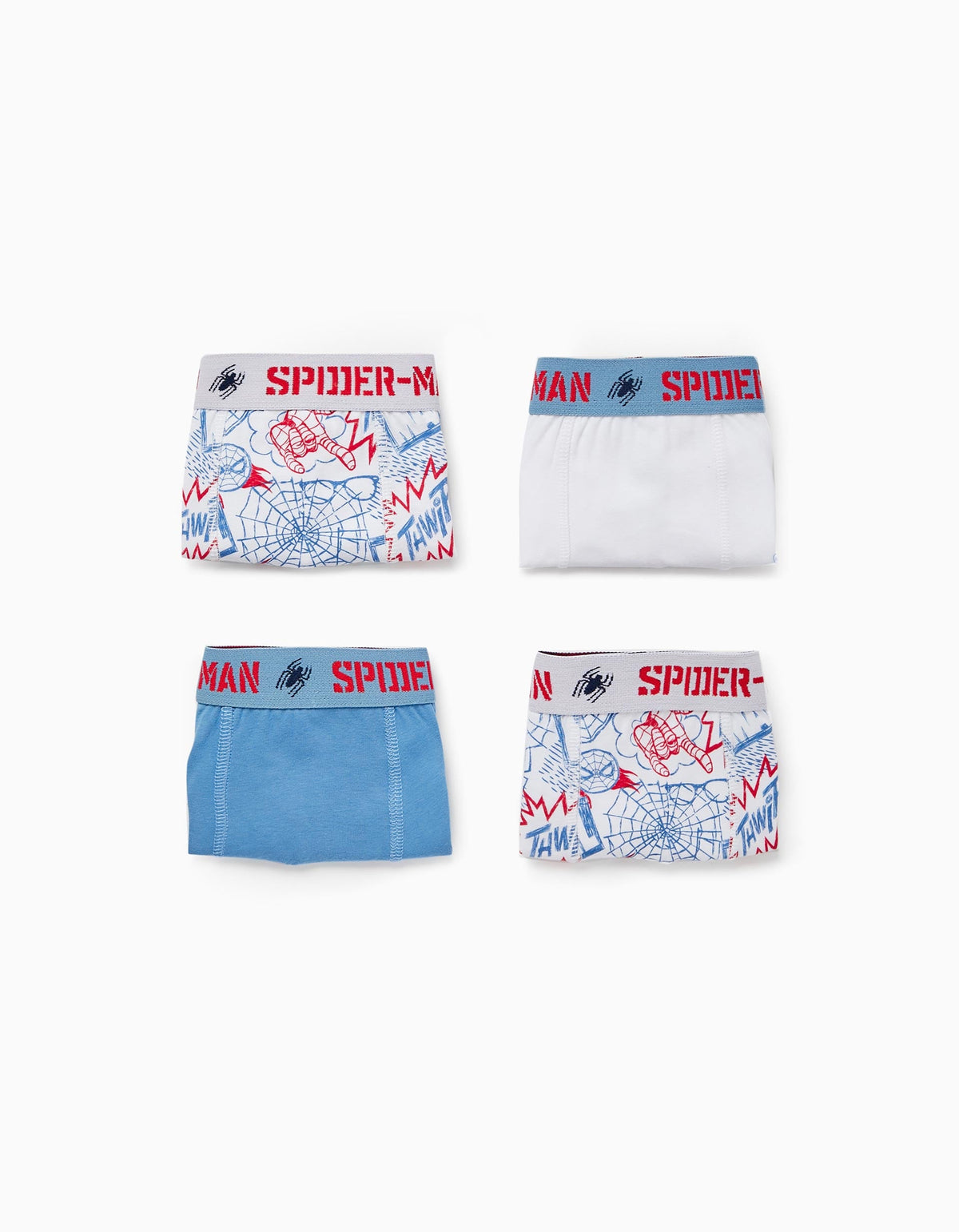 Zippy Boys 'Spider-Man' 4-Pack Boxer Shorts