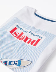 Zippy Cotton T-Shirt For Boys Island