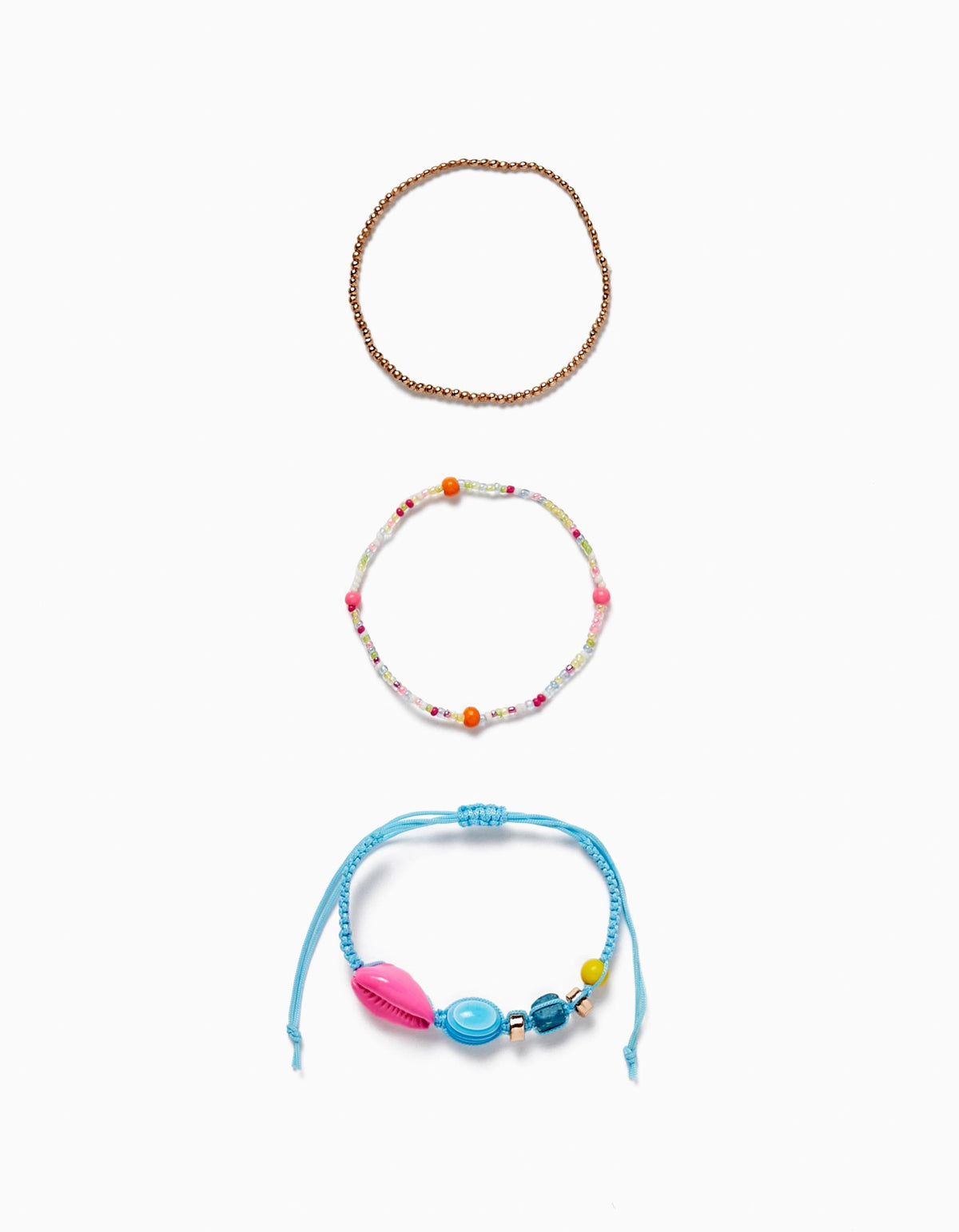 Zippy Pack 3 Beaded Bracelets For Girls Whelks