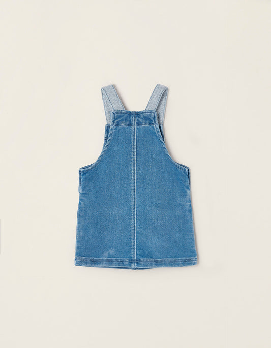 Zippy Newborn Baby Girls Cotton Denim Pinafore Dress