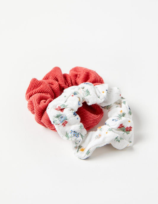 Zippy Girls Pack Of Two Hair Scrunchies