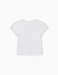 Zippy T-Shirt For Girls 'Butterfly', White