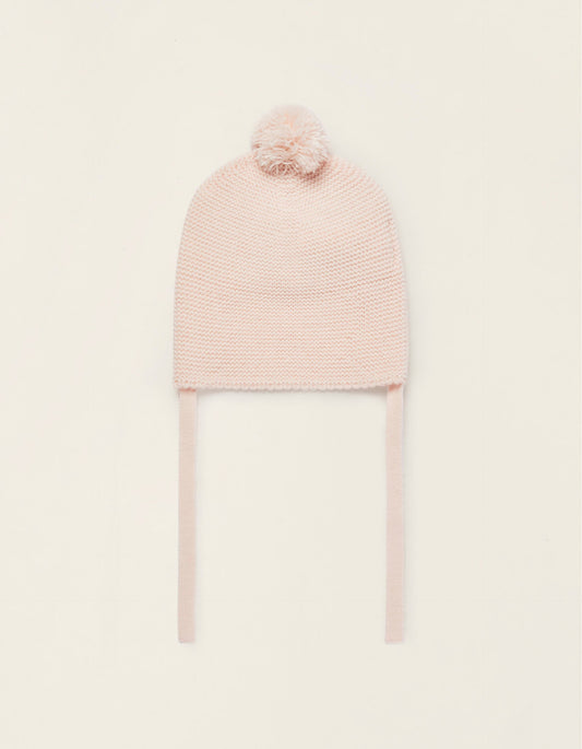 Zippy Newborn Girl Pink Knitted Beanie