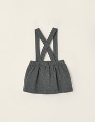 Zippy Pinafore Dress For Newborn Baby Girls 'B&S', Grey