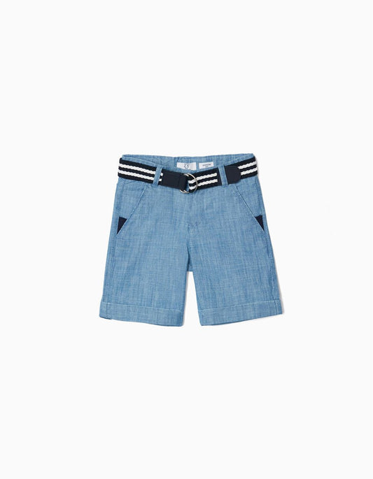 Zippy Shorts With Belt