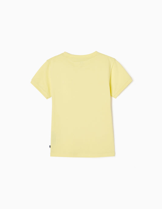 Zippy Cotton Piquet T-Shirt For Boys