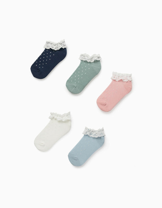 Zippy Girls Set Of Three Pairs Of Ankle Socks