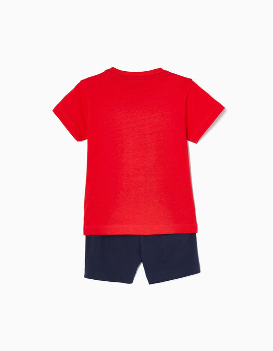 Zippy Cotton T-Shirt And Shorts For Baby Boys Madeiras Island