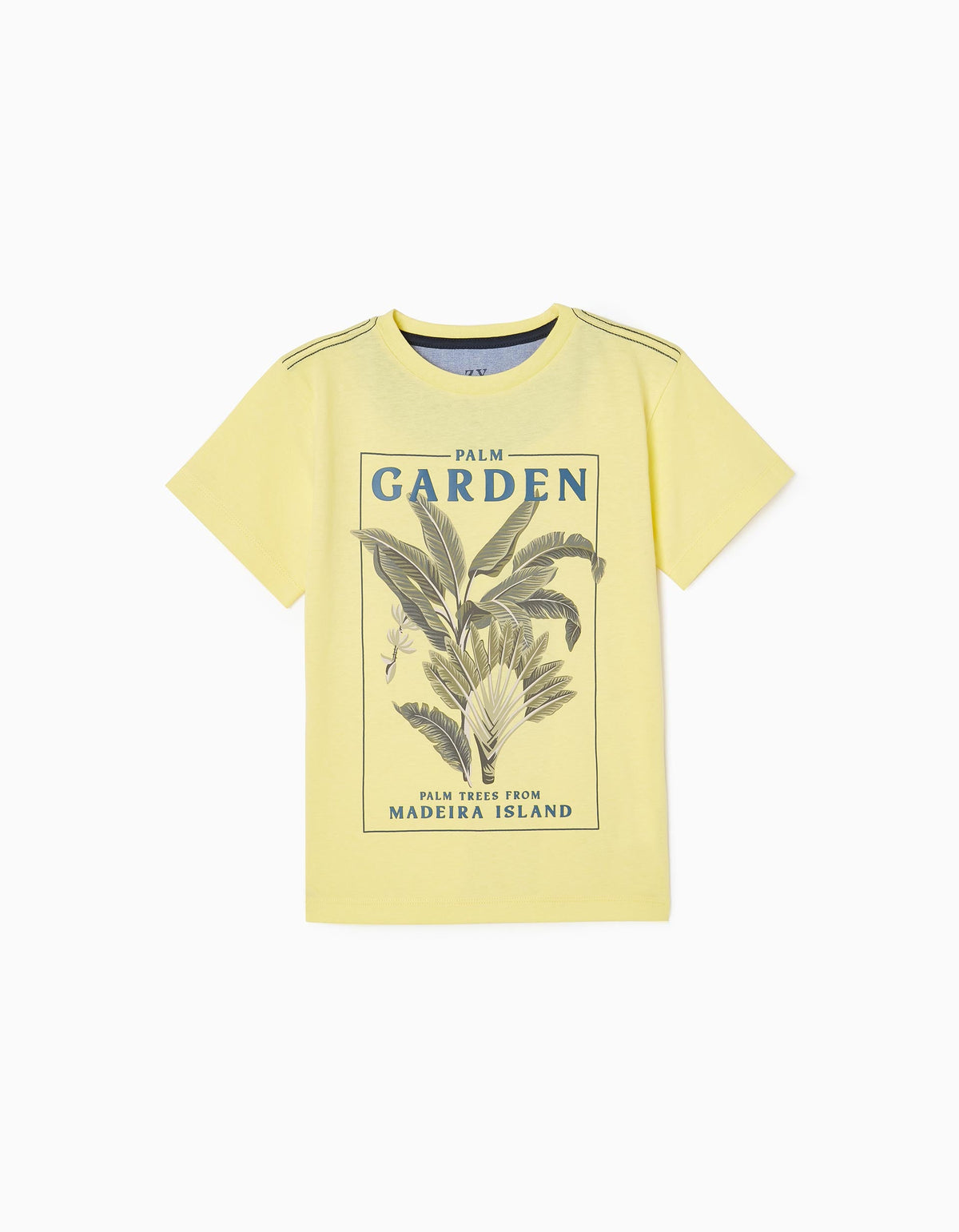 Zippy Cotton T-Shirt For Boys Palm Garden