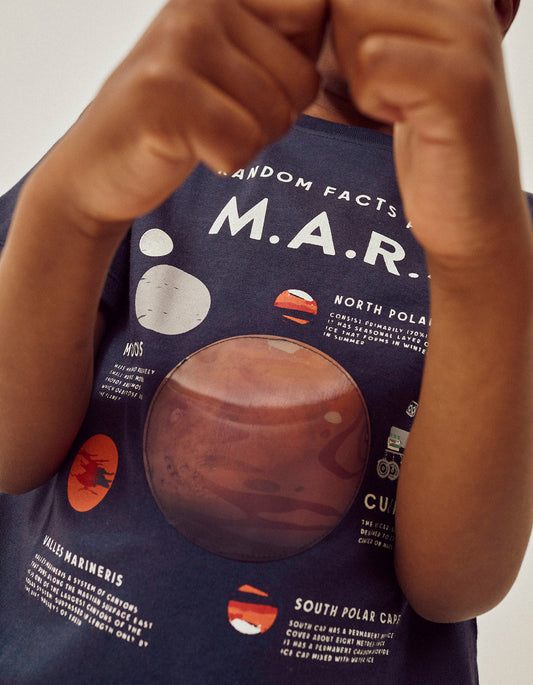 Zippy Boys 'Mars' Cotton T-Shirt