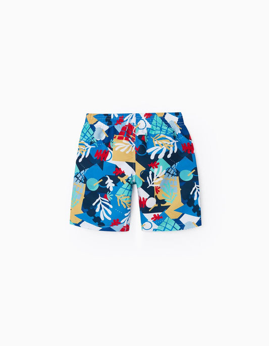 Zippy Swim Shorts Upf 80 For Boys 'Seaweed', Multicoloured