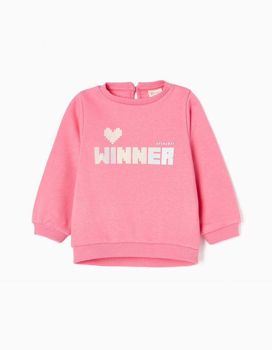 Zippy Baby Girls 'Princess' Cotton Sweatshirt