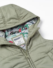 Zippy Baby Boys 'Lizard' Padded Gilet With Hood