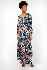 Little Mistress Satin Maxi Dress